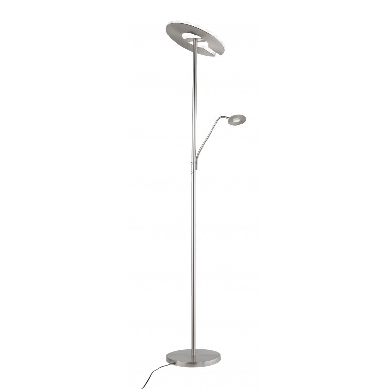 Lampadaire LED CCT Dent Avec Liseuse Fischer Honsel Comptoir Des