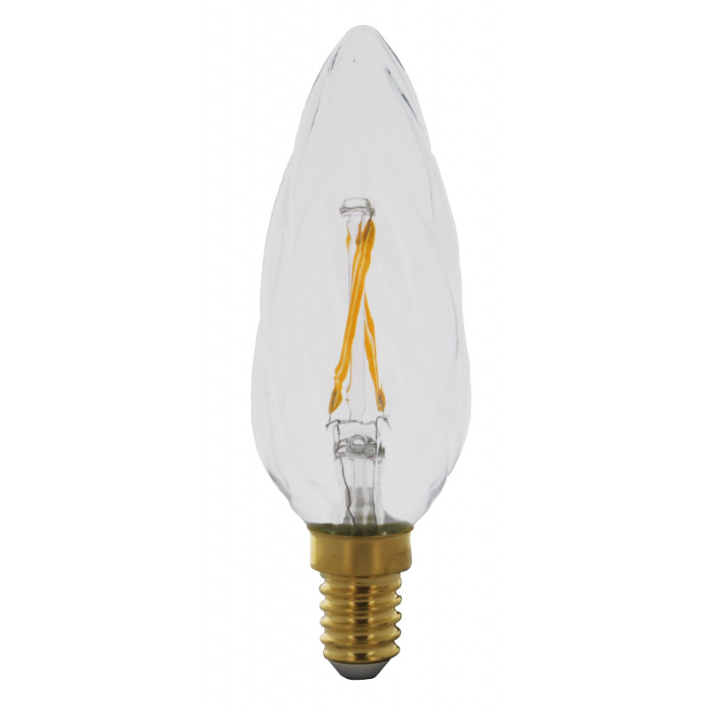 Ampoule LED Flamme torche Claire 2W E14 - Girard Sudron