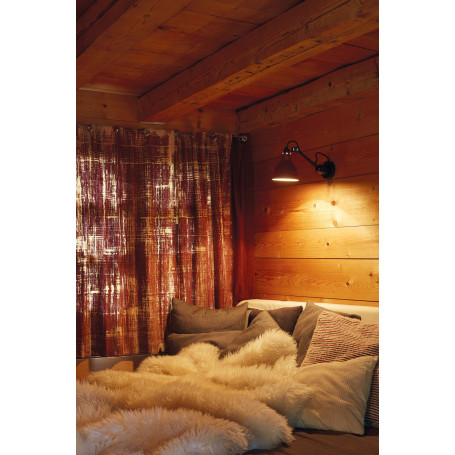 Lampe Gras N304 Applique Murale Salle de Bain Noir Mat