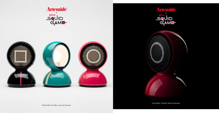 Lampe Eclisse x Squid Game Artemide